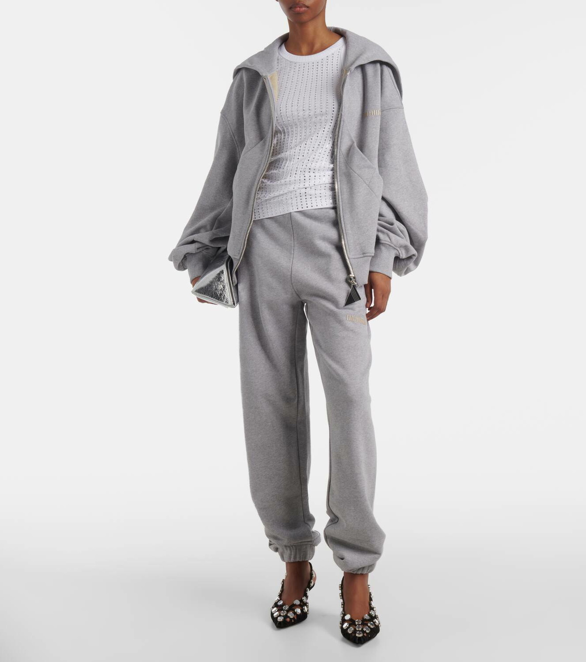 The Attico Fern cotton sweatpants