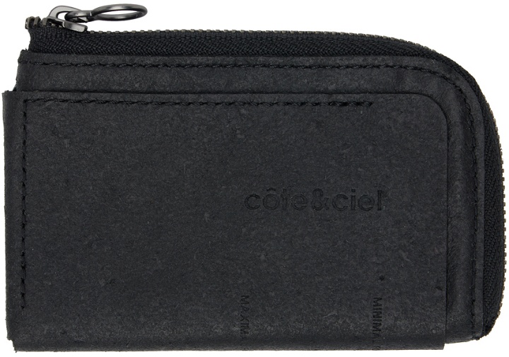 Photo: Côte&Ciel Black Zippered Wallet