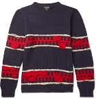 CALVIN KLEIN 205W39NYC - Wool and Mohair-Blend Sweater - Men - Navy
