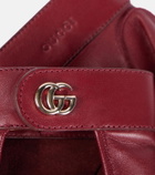 Gucci Double G leather driving gloves