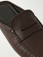 Tod's - Gommino Bubble Leather Mules - Brown
