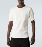 Lemaire Cotton and linen jersey Henley shirt