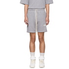 Essentials Grey Logo Shorts