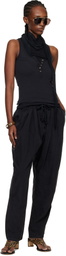 Isabel Marant Black Helma Silk Tank Top