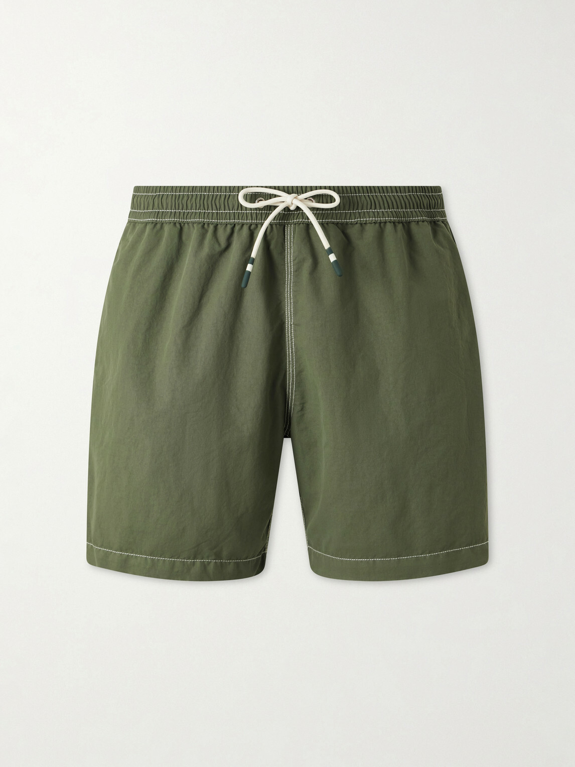 Hartford - Slim-Fit Mid-Length Swim Shorts - Green