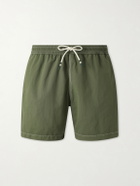 Hartford - Slim-Fit Mid-Length Swim Shorts - Green