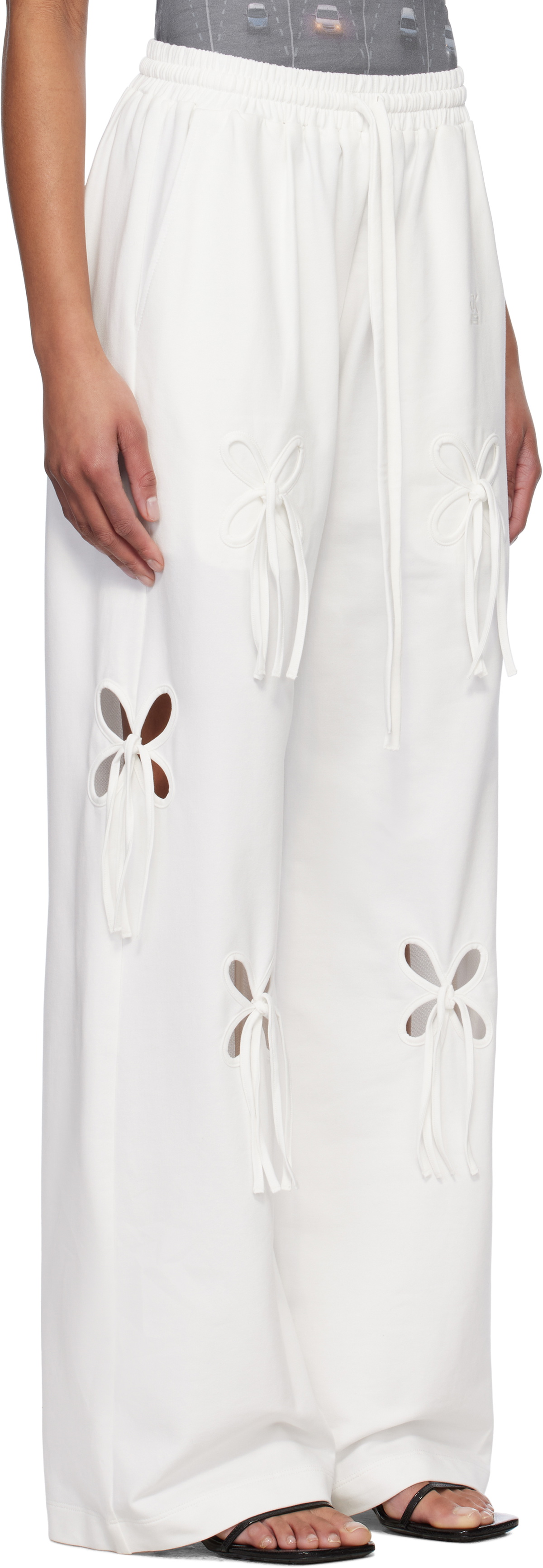 J.Kim White Petal Lounge Pants