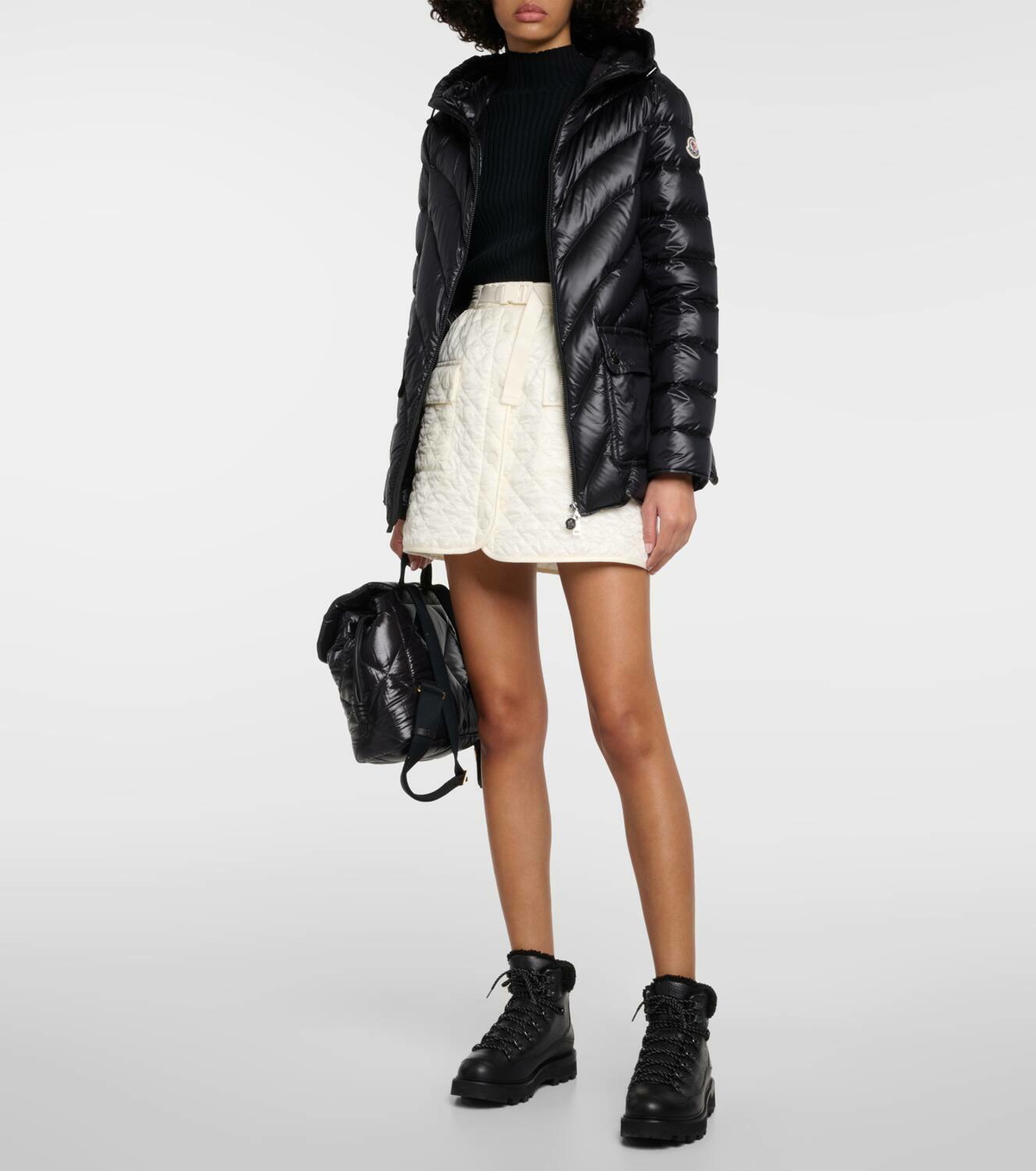 Moncler Argenno quilted down parka