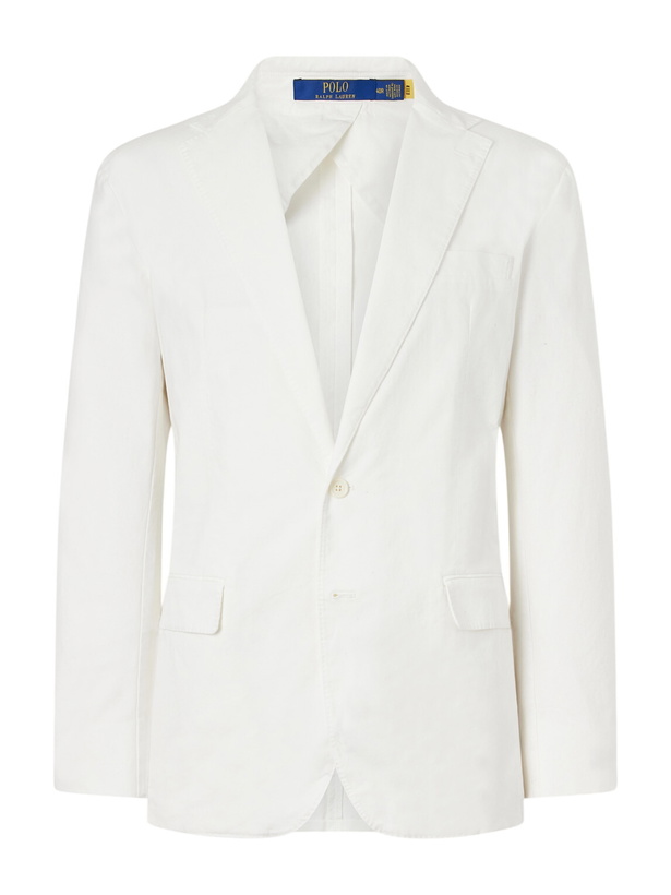 Photo: Polo Ralph Lauren - Cotton-Blend Blazer - White