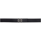 Loewe Reversible Black and Navy Anagram Belt