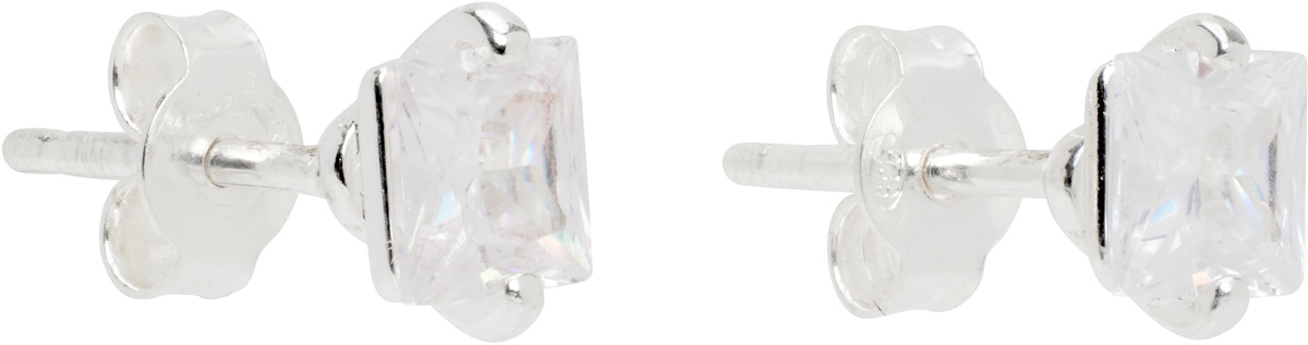 Hatton Labs Silver Square S Earrings