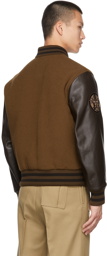 Burberry Brown Felton Varsity Jacket