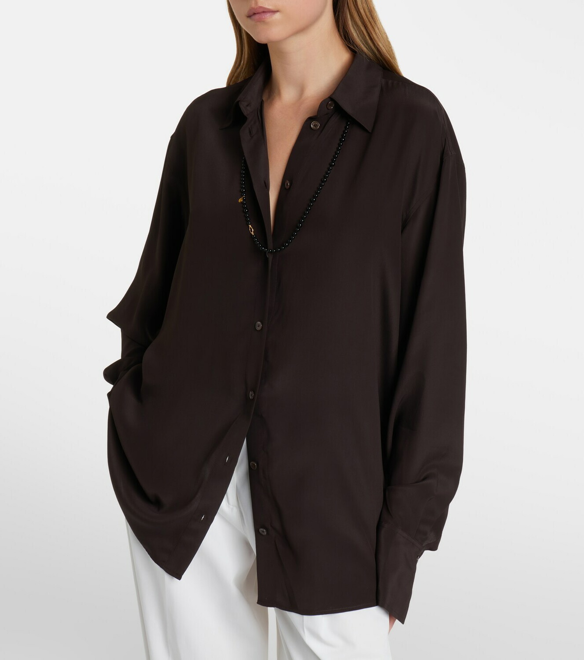 Toteme Silk crêpe shirt