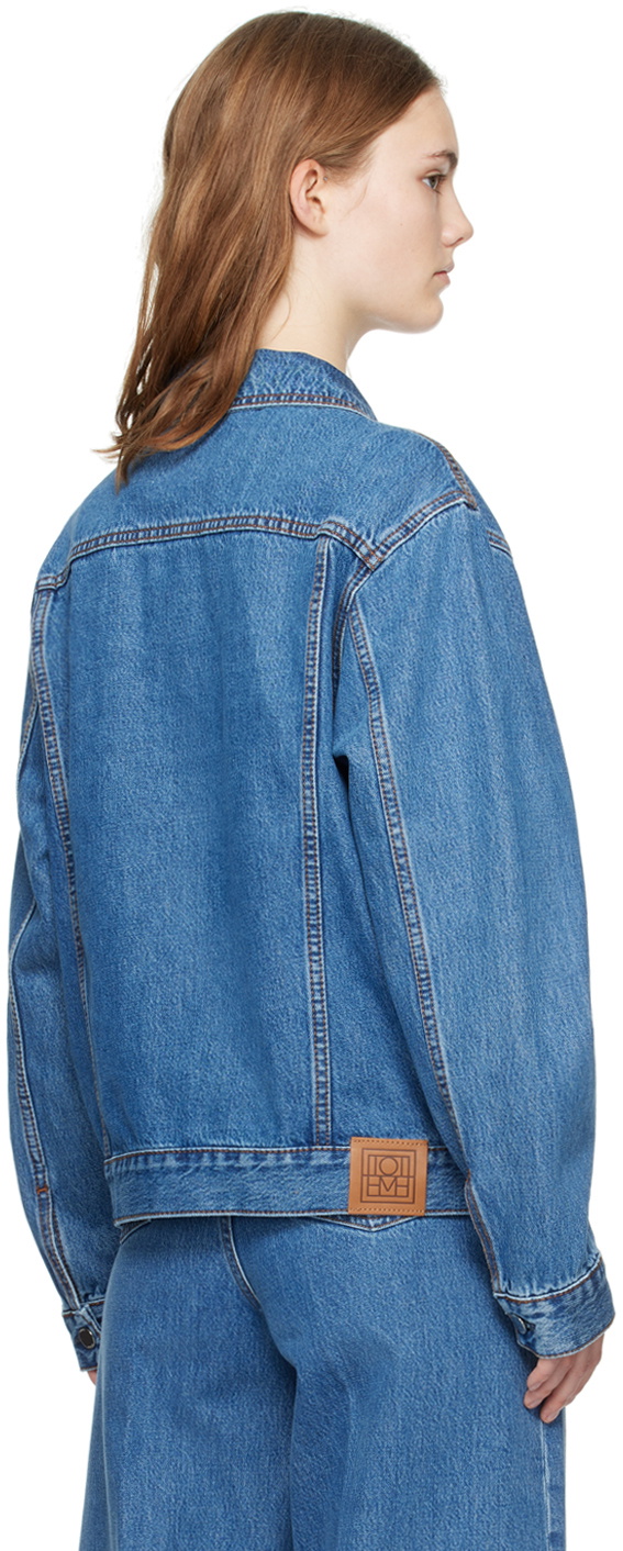 TOTEME Blue Classic Denim Jacket Toteme