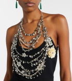 Oscar de la Renta Embellished minidress