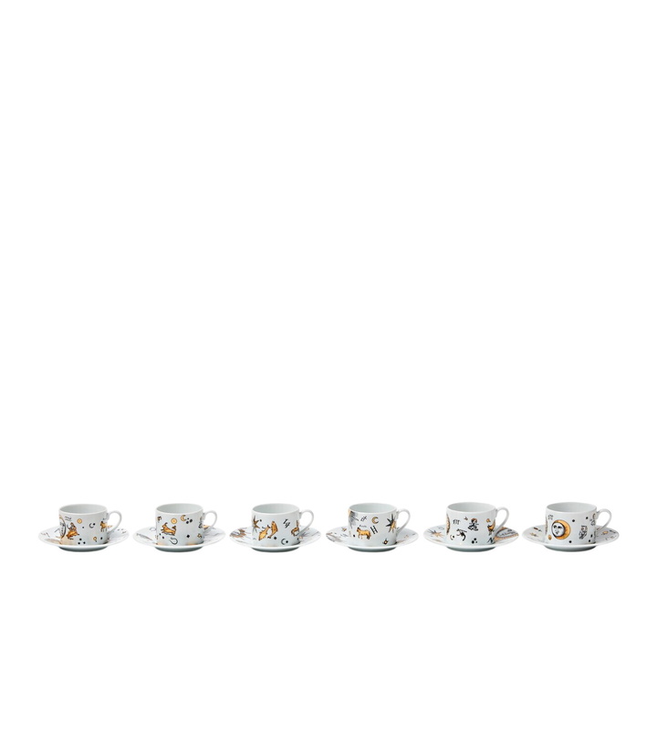 Photo: Fornasetti Astronomici set of 6 teacups and saucers