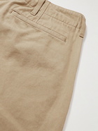 Beams Plus - Wide-Leg Cotton-Twill Trousers - Neutrals