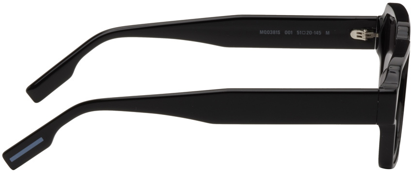 MCQ Black Rectangular Sunglasses