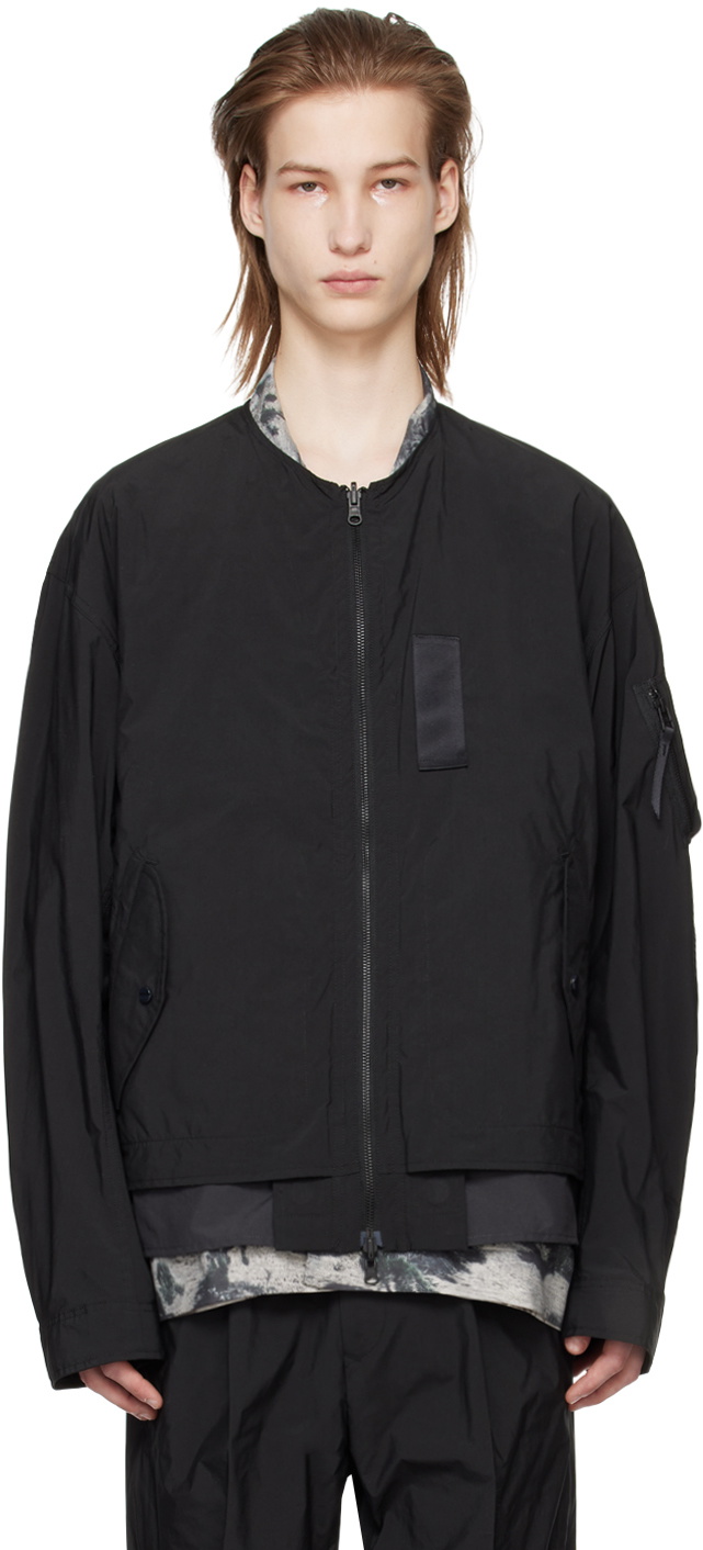 meanswhile Black Paper Touch 4Way Reversible Jacket