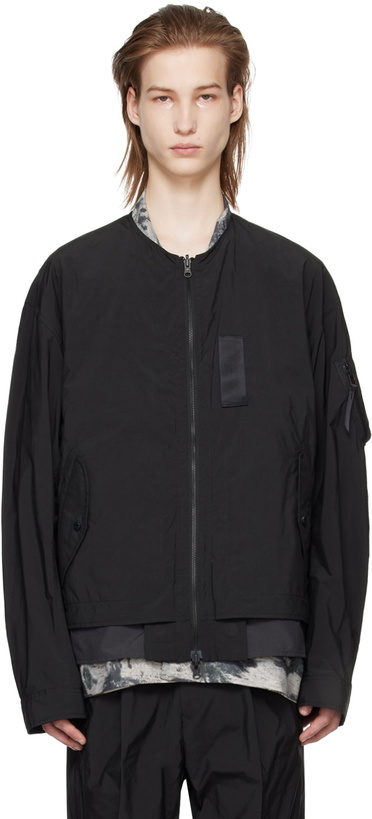 Photo: meanswhile Black Paper Touch 4Way Reversible Jacket