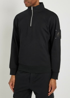 Moose Knuckles Hartsfield Half-zip Cotton Sweatshirt Black