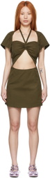 Rose Murdoch Khaki Sasha Mini Dress