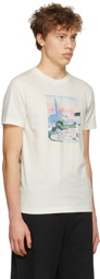 Diesel Off-White Cotton T-Shirt