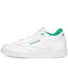 Reebok Men's Club C Mid II Sneakers in White/Glen Green