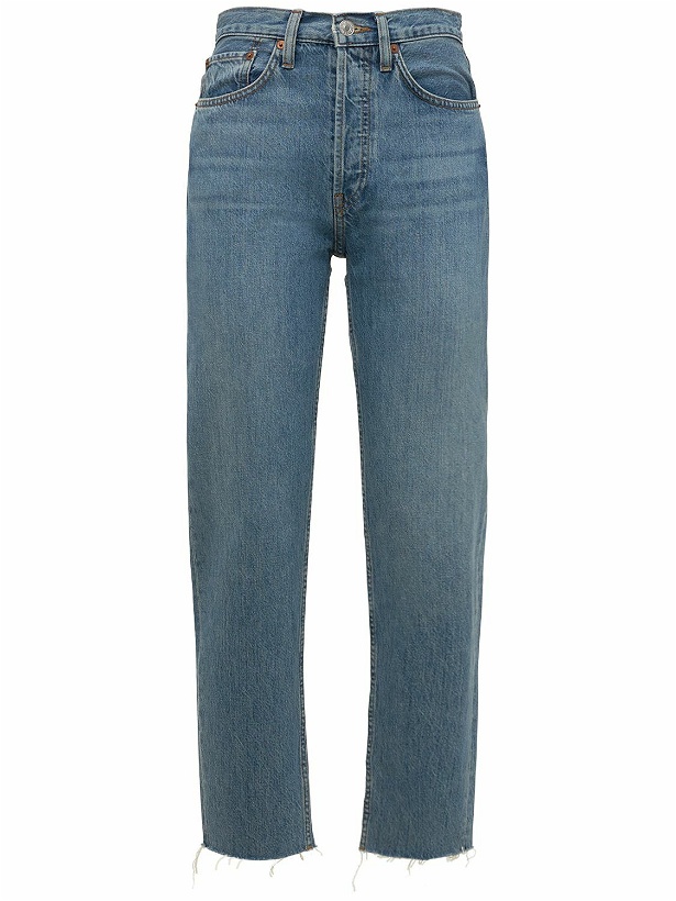 Photo: RE/DONE - 70s High Rise Stove Pipe Straight Jeans