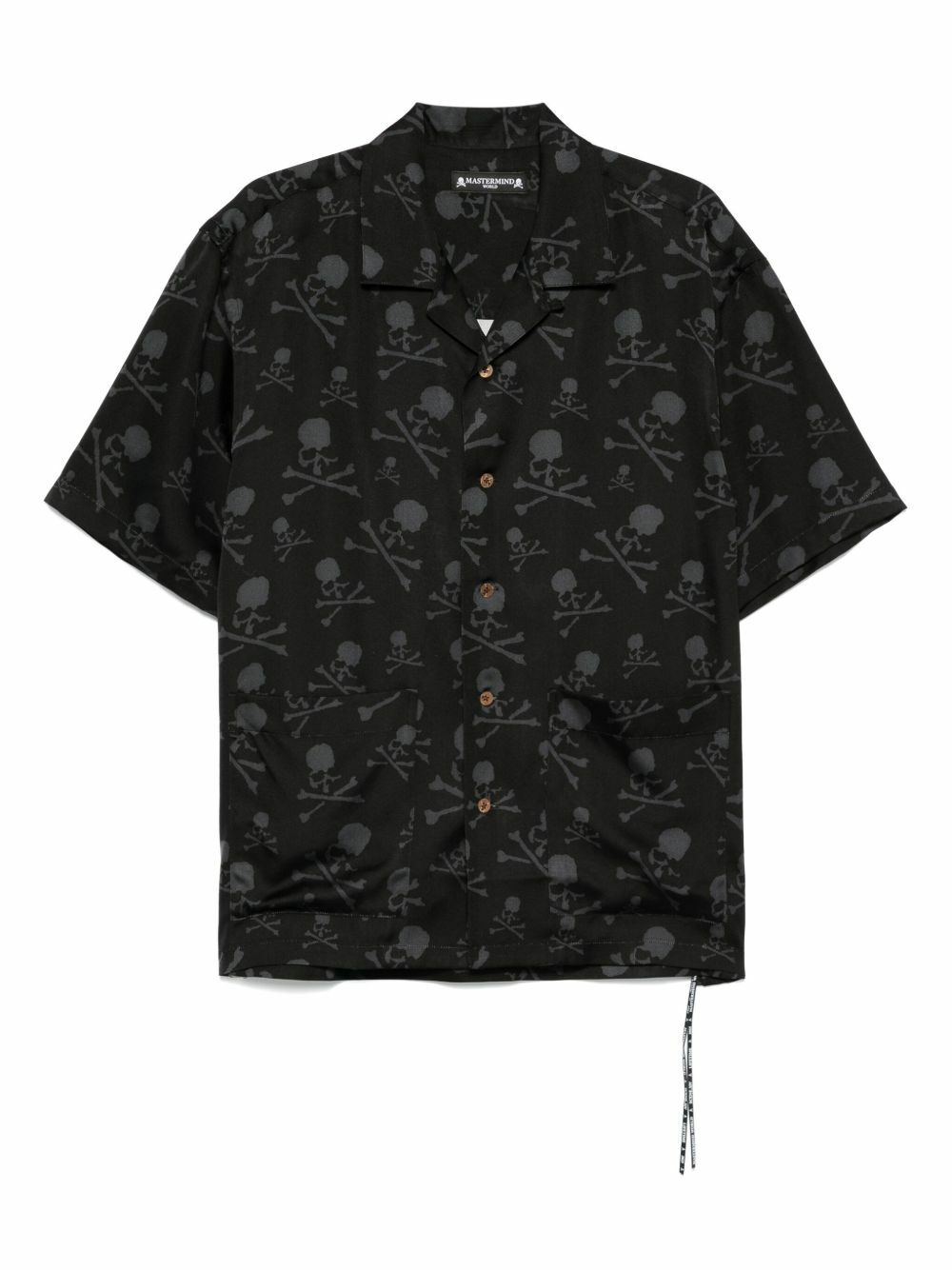 mastermind JAPAN Black Embroidered Overalls mastermind JAPAN