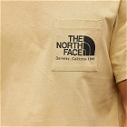 The North Face Men's Berkeley California Pocket T-Shirt in Khaki Stone/Tnf Black