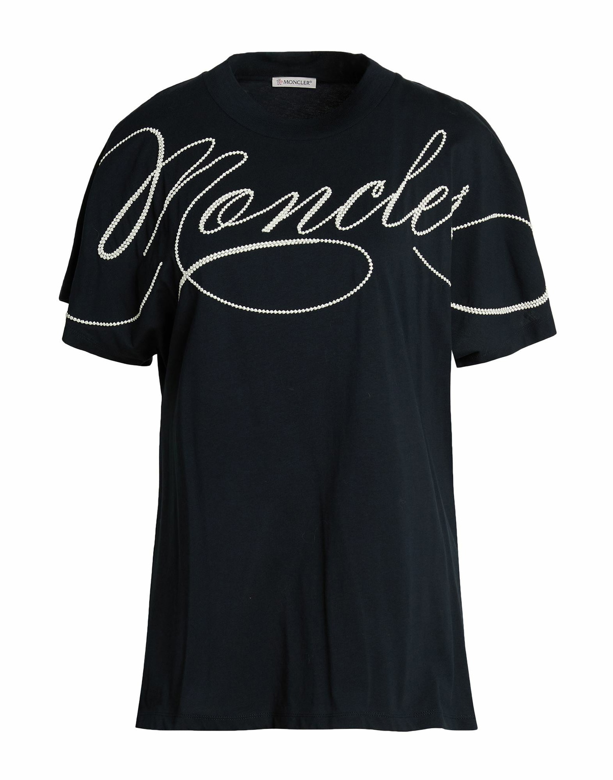 Moncler Womens T-shirt in Navy