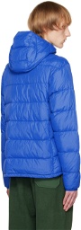 Outdoor Voices Blue Full Zip Down Jacket