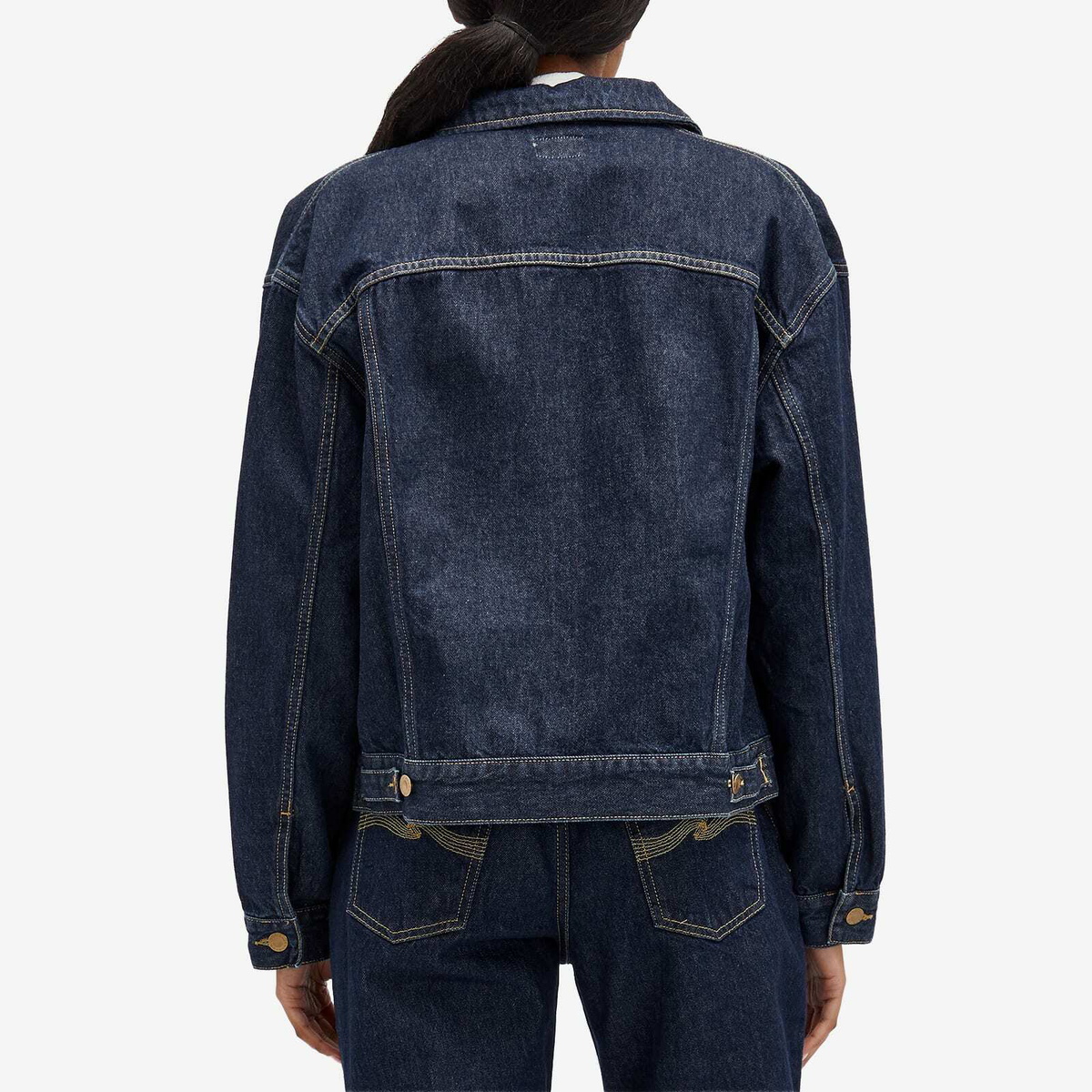 Nudie Jeans Co Women's Nudie Berit Denim Jacket in Classic Blue