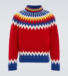 Gucci - Jacquard mockneck wool sweater