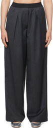 Kika Vargas Gray Pleated Trousers