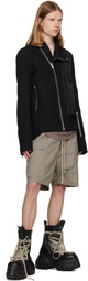 Rick Owens Gray Tower Cargobela Shorts