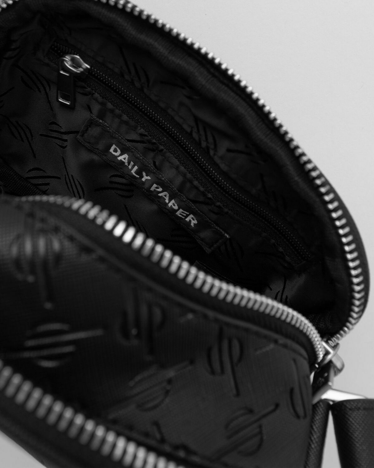DAILY PAPER Crossbody bag MERU MONOGRAM in black