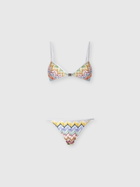 Missoni - Viscose lamé bikini with front-closure top, Women, Multicoloured