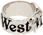 Vivienne Westwood Silver Belt Ring