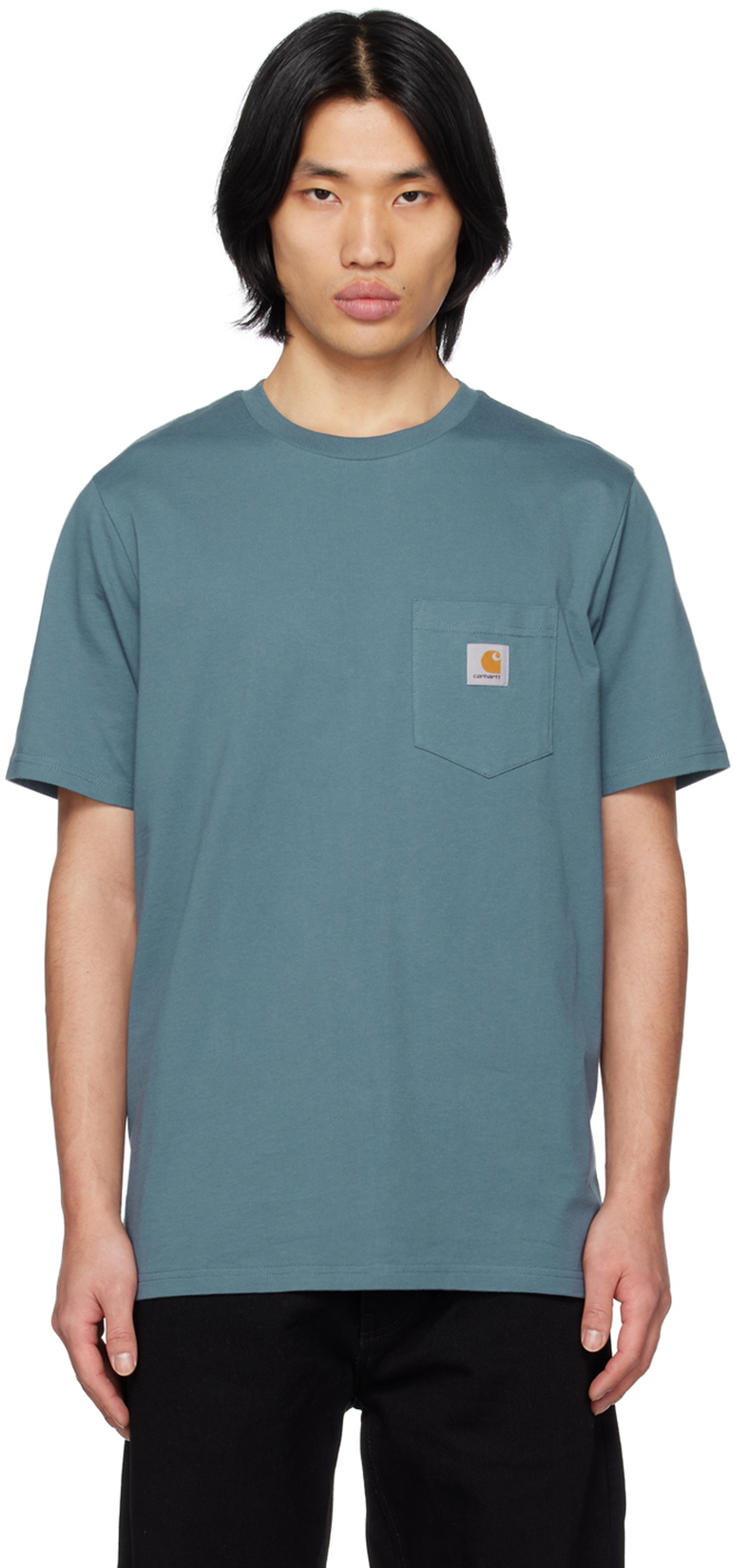 Carhartt Work In Progress Blue Patch Pocket T-Shirt Carhartt WIP