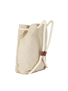MC2 Saint Barth Beige Boat Linen Backpack