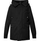 Rick Owens - Cotton-Blend Canvas Hooded Down Jacket - Black