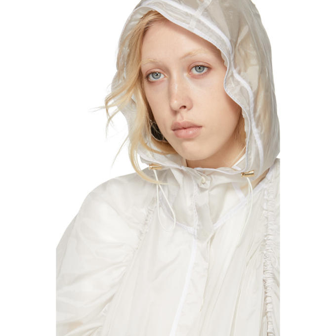 Ovelia Transtoto Off-White Transparent Clinical Parka Ovelia Transtoto