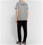 1017 ALYX 9SM - Logo-Print Mélange Cotton-Blend Jersey T-Shirt - Gray