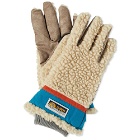 Elmer Gloves Wool Pile Glove in Beige/Blue