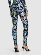 PHILOSOPHY DI LORENZO SERAFINI Printed Floral Lycra Leggings