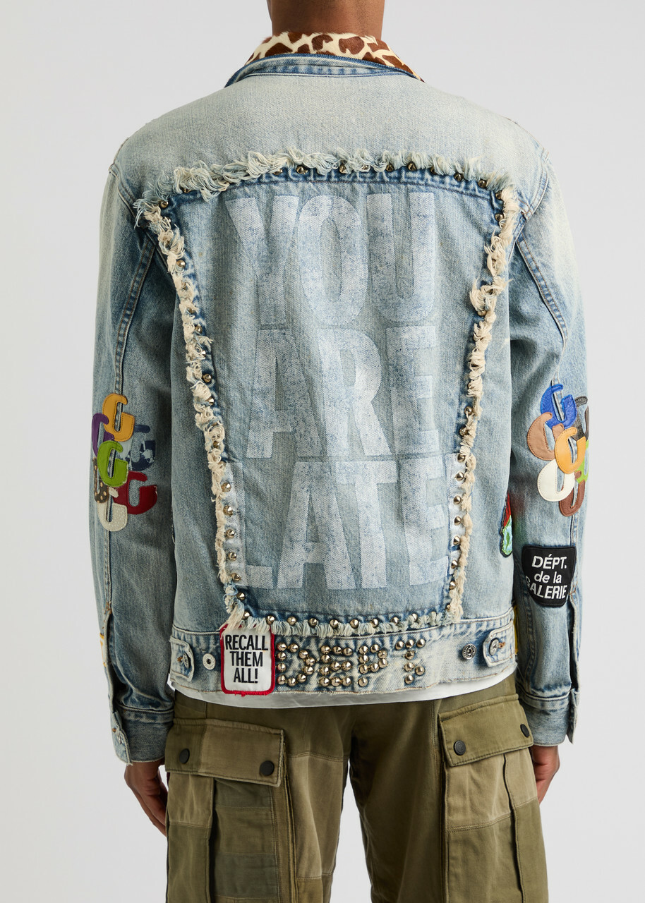 Gallery Dept. Headline Patch-appliquéd Denim Jacket Indigo Gallery