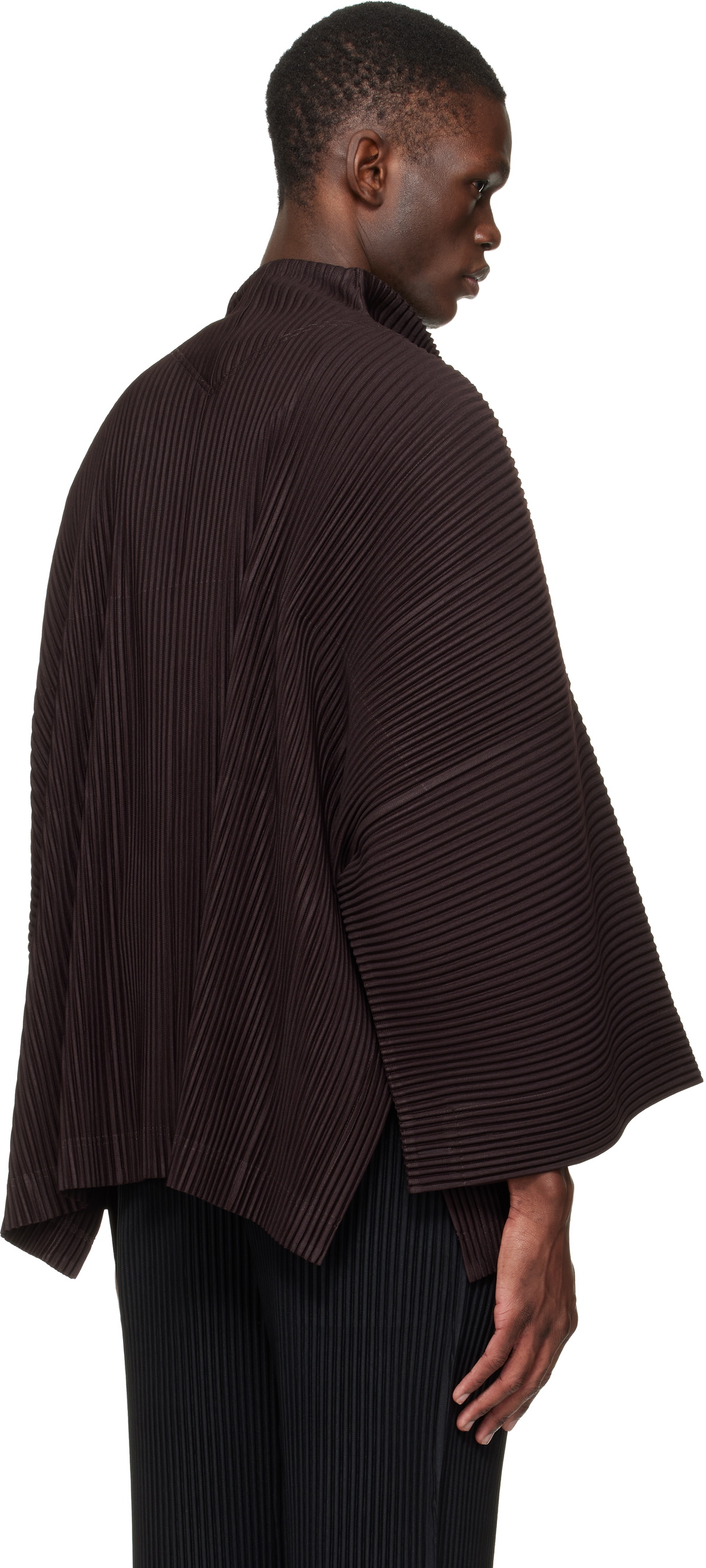 HOMME PLISSÉ ISSEY MIYAKE Brown Wear Or Wrap Jacket