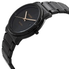 Citizen Eco-Drive Black Dial Stainless Steel Mens Watch AW1217-83E